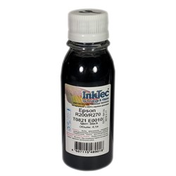 Чернила InkTec (E0010) для Epson R200/R270 (T0821), Bk, 0,1 л. - фото 12984